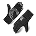 Produktbild Opard Touchscreen Handschuhe Unisex Winter Warme Fleece Innenfutter Handschuhe Wasserdicht Rutschfestes Abriebfest Arbeit Sport Outdoor Motorrad Radfahren Mountainbike(Schwarz)