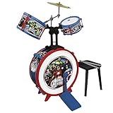 Conjunto batería compuesto de: bombo, dos tambores bongo y platillo