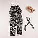 Kolylong Kids Girls Love Heart Straps Rompers Jumpsuits Piece Pants Clothing (4-5Y)