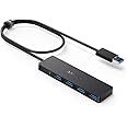Anker Data Hub 4 Ports USB 3.0 Ultra Fin avec câble étendu de 60 cm - Hub USB 3.0 pour Macbook, Mac Pro / mini, iMac, Surface