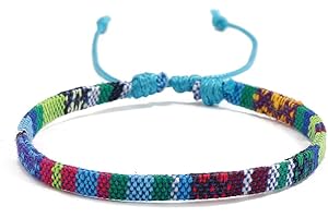 TRIPLE K&S Surfer-Armband Herren & Damen • 100% Wasserfest & Handmade • Perlen-Armband Boho Stoff-Armband • Hippie Sommer Strand-Schmuck