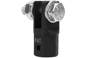 Hemobllo Car Jack Car Jack Scissor Jack Adaptor- Steel Scissor Jack Scissor Adaptor Drill adaptor for Impact Wrench 1/2 Inch Drive (Black) Car Jacks Car Adapter