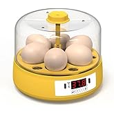 Mini Automatic Household Incubator: Electric Chicken and Bird Incubator 6 Eggs MX-6