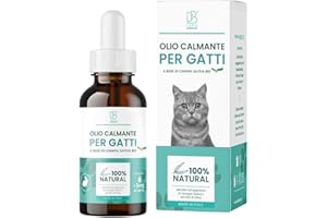 DBLABO Db Labo Olio Calmante per Gatti 15 ml - Calmante Gatti Naturale Alta Concentrazione per Goccia - Tranquillante per Gatti Estratto Bio - Gocce Calmanti per Gatti Made in Italy