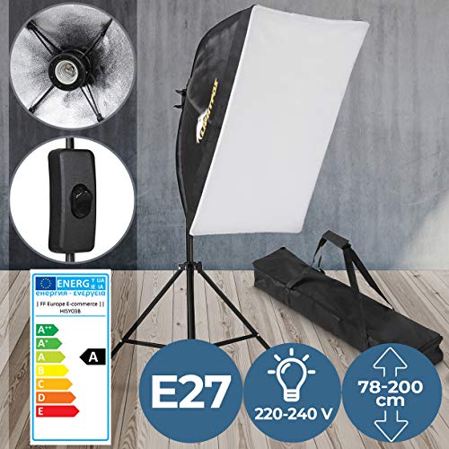Barato Lightfox HISY03 - Kit de iluminación para estudio fotográfico,
incluye trípode y bolsa de transporte Especial