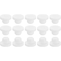 Sourcing Map Silikon Stopfen – 15 Stück – Für 4,5-5 Mm Löcher – Weiß, Flexibel & Hitzebeständig