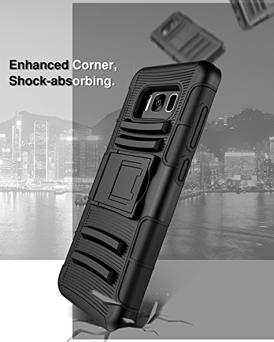 MoKo Samsung Galaxy S8 Funda - Cuerpo de la Resistente Funda Giratoria con Clip de la Correa Resistente Choque de Doble Capa para Samsung Galaxy S8 2017 5 8 Pulgadas Smartphone Negro reviews MoKo Samsung Galaxy S8 Funda - Cuerpo de la Resistente Funda Giratoria con Clip de la Correa Resistente Choque de Doble Capa para Samsung Galaxy S8 2017 5 8 Pulgadas Smartphone Negro