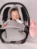 Baby’s Only 163312 Fußsack Babyschale Autositz gestrickt Robust Korn - 5