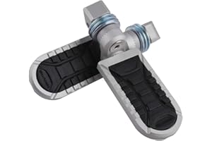 KYN Per BMW R1250GS 2019-2020, R1250GS ADV 2019 2020, R1200GS LC 2013-2018, R1200GS LC ADV 2014-2018 Poggiapiedi per moto regolabile girevole pedane passeggero poggia posteriore (B-Silver)