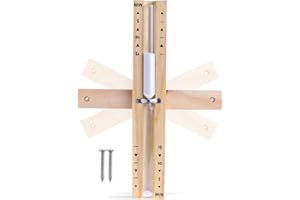 SEASBOES Clessidra, sauna analogica, clessidra, 15 minuti, accessori per sauna, clessidra, sauna girevole in legno, a parete, per sauna e clessidra, per sauna a parete, con 2 viti in acciaio inox