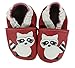 HOBEA-Germany Unisex Babies' Krabbelschuhe Waschbär Baby Shoes & Slippers Red Size: 8.5/9 UK Child