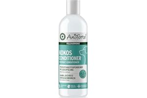 AniForte Fellharmonie Conditioner für Hunde 200ml - Spülung für Hunde mit Kokosöl & Aloe Vera, für Langhaar & Kurzhaar, natürliche Inhaltstoffe, ohne Parfum