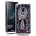Produktbild SMART LEGEND Huawei P9 Lite Weiche Silikon Bumper Liquid Hülle Glitter Transparent Schutzhülle Bling Muster Fließen Flüssig Schwimmend Premium Shiny Glanz Sparkle Bling Tasche Skin Schale Rückseite Backcover Case Durchsichtig Handy Tasche - Schwarze Windspiele