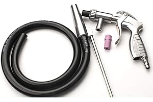 F SEASON Juego de pistola de chorro de arena con boquilla de hierro, boquilla de cerámica