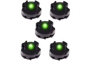 Yikko 5PCS LED Units for Gundam Models Kits, MG LED Unit Set for Gundam 00 MG GN-X Light Up Certain Gundam Models Hobby Accessories Xmas Gift for Kids (Green)