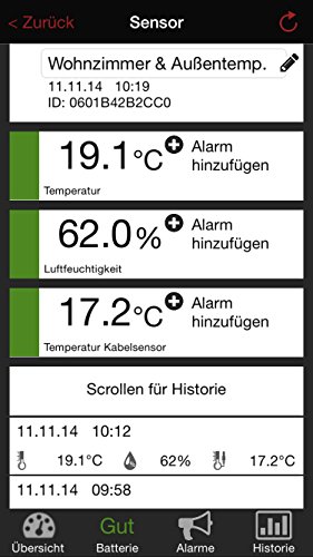 TFA Dostmann SmartHome Temperatur Monitor für Smartphones WeatherHub 31.4001.02 - 4