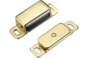 Chivrose Ltd Quality Heavy Duty Magnetic Catch with 6kg Pull Rating + Screws (Electro Brass)