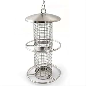 Vogel Futterstation Silofutterstation Futterröhre Vogelfuttersäule mit