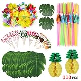 Grandes decoraciones para fiestas: populares para fiestas hawaianas, fiestas temáticas de la jungla, fiestas en la piscina estilo isla tropical, fiestas en la playa, también para fiestas de cumpleaños / bodas / festivales.