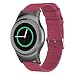 Produktbild Zubehör Bänder kompatibel Samsung Gear S2, gewebte Stoff-Ersatz-Gurt-Sport-Uhrenband mit Edelstahl-Schnalle kompatibel Samsung Gear S2 SM-R720 SM-R730 Smartwatch