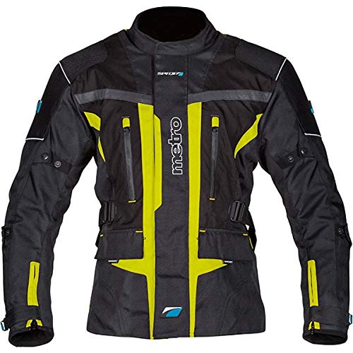 Spada Metro Motorcycle Jacket 4XL Black Fluorescent