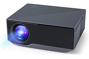 ZDK Vidéoprojecteur WiFi Bluetooth, Projecteur Portable Native 1080P, Projecteur Home Cinéma 20000 lumens,Compatible iOS/Android/PC/PS5/TV Stick/HDMI/USB(Gris)
