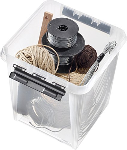 ORTHEX Smart Store Classic 13 / 6 Stück Aufbewahrungsboxen mit Clip-Verschluss im SET, inkl. Beschriftungsetiketten - 5