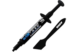 BSFF Pasta Térmica, 1.8g con Toolkit CPU Paste Thermal Compound Heatsink for IC/Processor/CPU/All Coolers, Carbon Based High 
