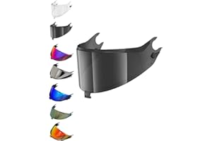 EvoParts Visière pour casque Shark SPARTAN RS SPARTAN GT SPARTAN GT PRO pinlock prêt (Noir 70%)