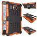 Produktbild Microsoft Lumia 950 XL 5.7" Case, DRUnKQUEEn Heavy Duty Rugged Hybrid Armor Dual Layer Hard Shell Tire Tread Grenade Grip Combat Textured Cover with Kickstand for Lumia 950XL (**Not for Lumia 950)