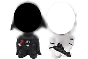 SIMYRON Mini Ornament 2 Pcs Schwarzer und Weißer Soldat Auto Ornament Wackelkopf Figuren Autozubehör Armaturenbrett Spielzeug Innendekoration Geschenke für Kinder und Filmfans Tischdekorat