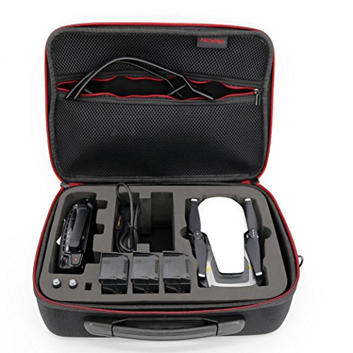 Preisvergleich Produktbild Prevently Transporttasche Tasche Hülle Case Wasserdicht Schultertasche Handtasche Reisetasche Harte Lagerung Tragbare Trage Wasserdichte Carry Aufbewahrungskoffer Tasche für DJI Mavic Air Quadcopter + 3 Batterie + Control (Schwarz)