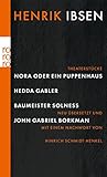 Image de Nora oder Ein Puppenhaus / Hedda Gabler / Baumeister Solness / John Gabriel Borkman