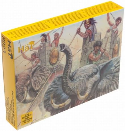HaT 8012 War Elephants 1:72 Figures