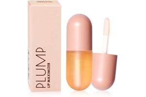 Mrinb 2 Piezas Voluminizador Labios Lip Plumper para Hidratación y Nutrición el Gloss Labios Volumen, Productos para el Cuidado de los Labios, 3 ml x 2