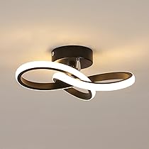 LED plafondlamp dimbare plafondlamp wit woonkamerlamp 35W met afstandsbediening 2-rings cirkelplafondlamp slaapkamerlamp studeerkamer kantoor moderne led plafondverlichting-40cm wit