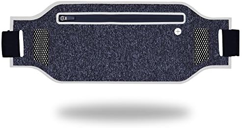 Ultra-Light Multi-Functional Waterproof Waist Bag, Invisible Waist Pack, Sports Waist Pack, Outdoor Running Elastic Music Waist Pack (silver)