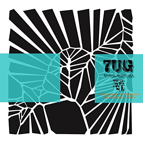 Designer Schablone, Motiv Strahlen, 7UG 003, Texturen für Künstler