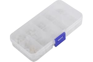 tornillos plastico + Akozon 150pcs Tornillos Tuercas Arandelas Kit de Surtido en Caja Conjunto con M2 M2.5 M3 M4 M5
