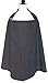 BebeChic * Top Quality 100% Cotton * Breastfeeding Covers * Boned Nursing Tops - with Storage Bag - black / white dot