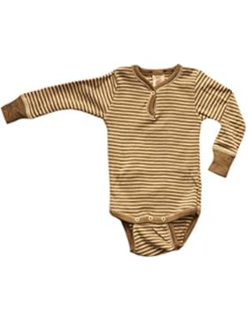 Engel Baby-Body Wollbody Größe 62/68 in Walnuss/Natur