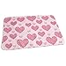 Produktbild Kotdeqay Baby Changing Pad Liners Red Heart Daily Use Diaper Changing Pad Mats Portable Pad 25.5x31.5 Inches