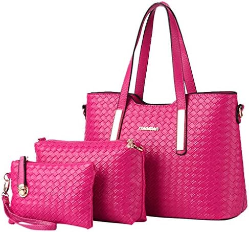 MissFox Pack Of 3 Bags Women Multi Purpose Purse Shoulder Bag Handbag