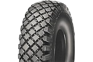 BITS4REASONS - 4 INCH DIAMETER TYRE - NEW MODEL DELI S-310 DIAMOND PATTERN TYRES WITH INNER TUBE FOR SACK BARROWS, TROLLEYS, SCOOTERS, WHEELBARROWS ETC SE 3.00-4 (4PR) SET DIN 7777 90/90 S-310 260X85