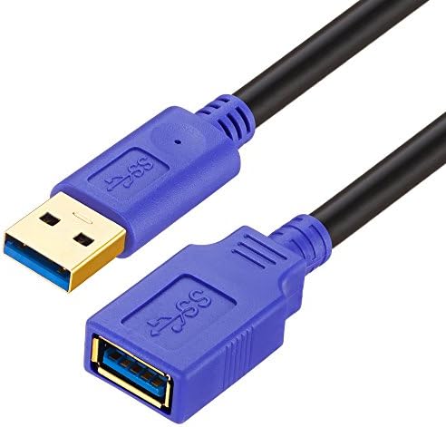 USB Extension Cable 2m,Youii USB 3.0 Male A to USB3.0 Female A Extension Data Sync Cord Cable Adapter Connector