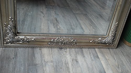 Spiegel Wandspiegel RACHEL antik silber Barock 100 x 50 cm - 4