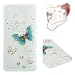 Produktbild Hülle Silikon für Huawei P9 Lite Mini,Glitzer Hülle für Huawei P9 Lite Mini,Leeook Luxus Elegante Bling Funkeln Glänzend Glitzer Bunt Gold Schmetterling Muster Weich Transparent Kristallklar Ultra Thin Dünn Schutzhülle Protective Skin Back Shinning Cover Etui Schale für Huawei P9 Lite Mini + 1 x Schwarze Eingabestift-Gold Schmetterling