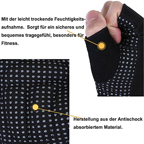 SHOWTIMEZ Fitnesshandschuhe – Trainingshandschuhe Für Krafttraining, Workout, Gewichtheben und Bodybuilding - 4
