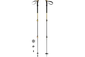 Ferrino mustang 78376 MCC colore arancione nero bastoncino in alluminio ideale per escursionismo invernale ciaspole ski alp e trekking