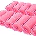 Anself Magic Sponge Foam Cushion Hair Styling Rollers Curlers Twist Tool Salon Pink 12pcs